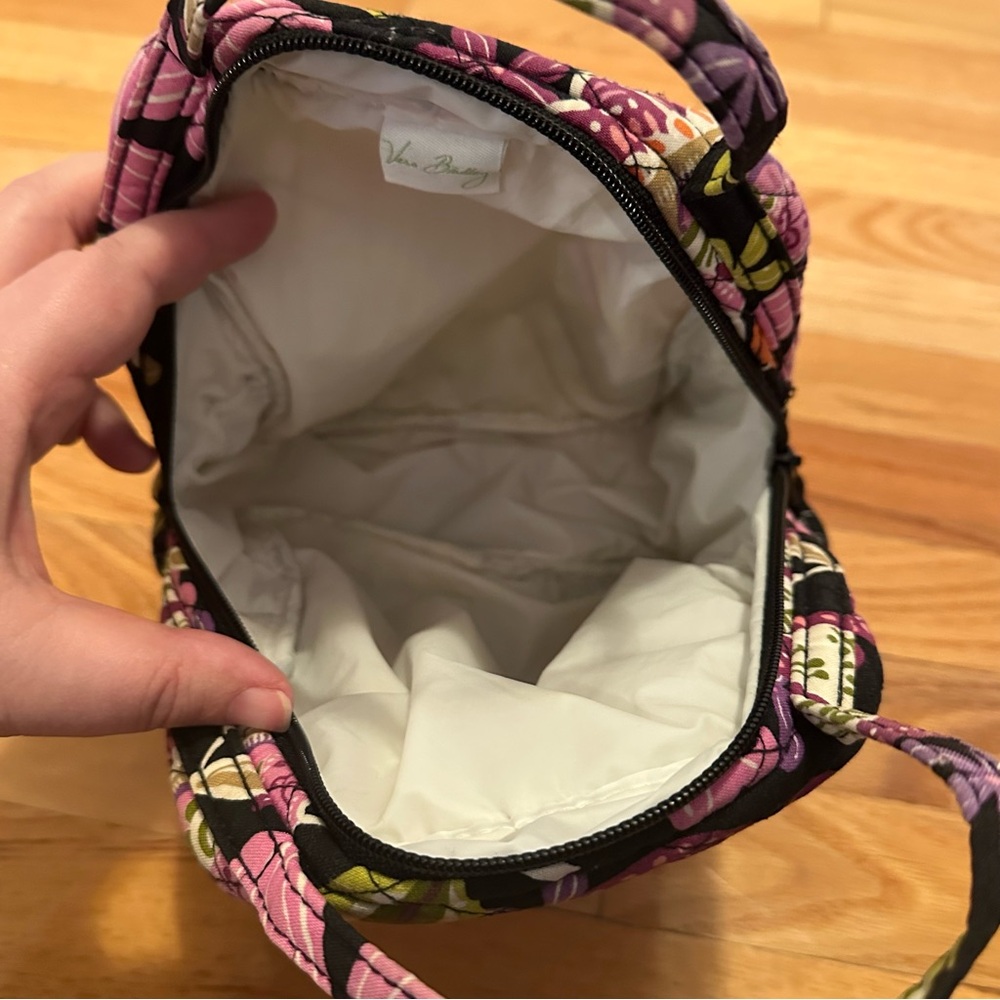 Vera Bradley Quilted Lunch Bag, Pirouette Pink Pattern (Retired) - Picture 4 of 4